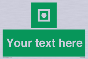 Custom sign safe condition Shipboard general alarm